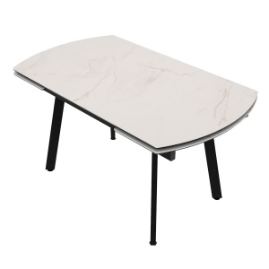 Стол обеденный керамический Князь Белый