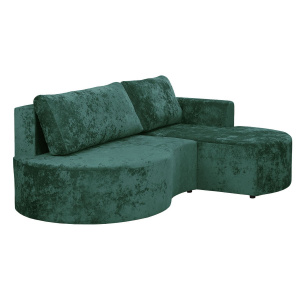 Угловой диван Каир (Левый) PLUSH DUSTY GREEN