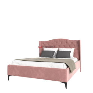 Кровать с подъемным механизмом НК TANGO 1600х2000 Велюр Розовый