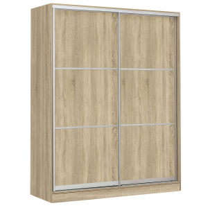 Шкаф-купе 2-х дверный 1755х590 ВАРИАНТ 3 Дуб сонома