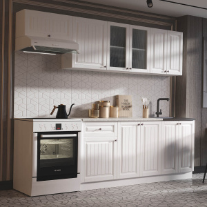 Кухня Хозяюшка 2,4 Акация Белая