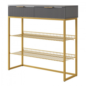 Обувница Классная 1 графит/золото