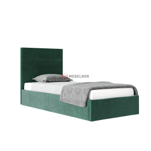 Кровать с подъемным механизмом НК Соната 900х2000 Велюр Зеленый
