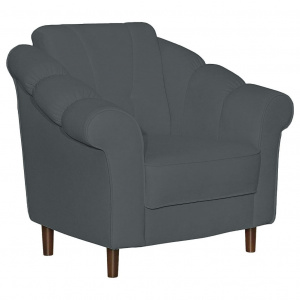 Кресло отдыха Ника Новое CATANIA GRAPHITE/Орех