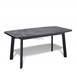Стол обеденный Kenner AA1400 черный/керамика черная