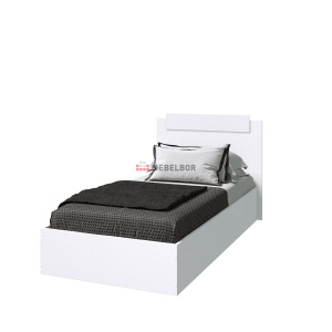 Кровать односпальная Эко 900х2000 Белый гладкий
