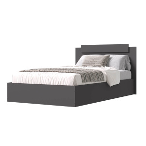 Кровать односпальная Эко Графит 1200х2000