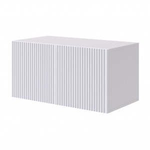 Антресоль двухдверная Зефир 118.01 белое дерево/белый (эмаль)