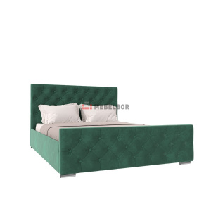 Кровать с подъемным механизмом НК Интеро 1600х2000 Велюр Зеленый
