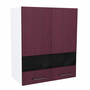 Модуль Шкаф навесной В600 Астра Красное дерево патина