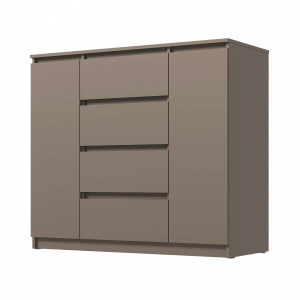 Комод ВЕГА Люкс 2Д-4Я Мокко