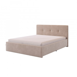 Кровать Веста 160х200 капучино (велюр)