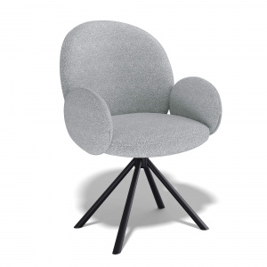 Стул Kenner 312SD черный/серый E86