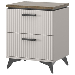 Тумба прикроватная VINATI 2S ПЕРСИДСКИЙ ЖЕМЧУГ/АМАРОК