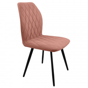 Стул Лацио Лофт черный муар/Катания Корал