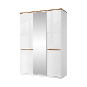 Шкаф TAURUS 3DG HZ Белый/Дуб вотан