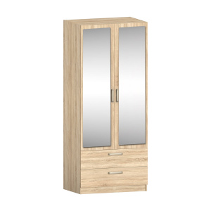 8.023Z Шкаф 2-х дверный с ящиками и зеркалом