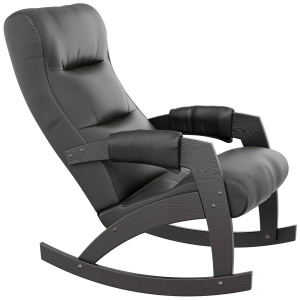 Кресло-качалка Элит венге шпон/Eva 6