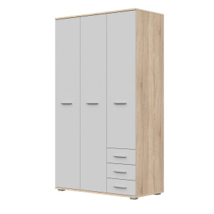 Шкаф НК FUN ШК-3Д Дуб сонома/Белый