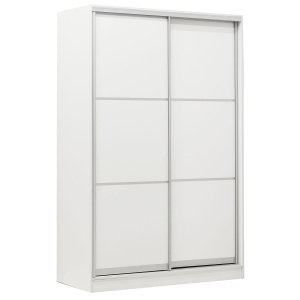 Шкаф-купе 2-х дверный 1540х590 ВАРИАНТ 3 Белый жемчуг