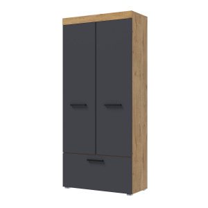 Шкаф Бастон Дуб Вотан/Графит