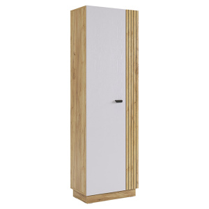 Шкаф двухдверный Моди дуб крафт золотой/белое дерево