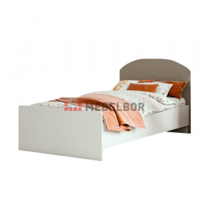 Кровать Лавис 900 Белый/Грей софт