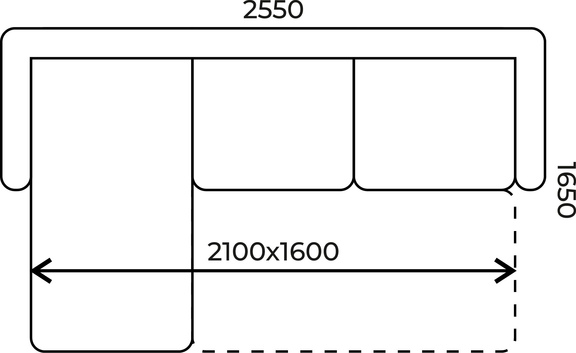 Угловой диван Комфорт Элит 3