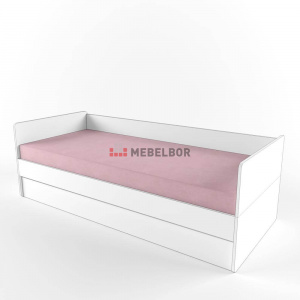 Наматрасник для кровати на резинке Розовый 1900х900