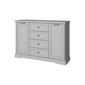 Комод VALENCIA 2D4S Серый