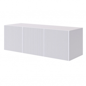 Антресоль трехдверная Зефир 119.01 белое дерево/белый (эмаль)