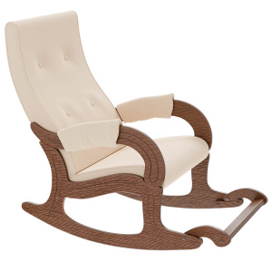 Кресло-качалка Модель 707 орех антик шпон/Maxx 100