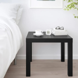 Кофейный столик 550х550 Черный/черный