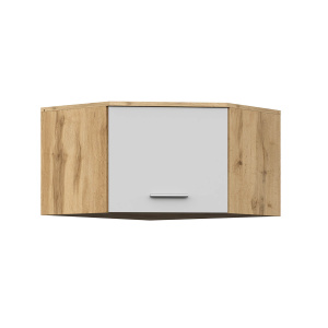 Антресоль угловая НК FUN Дуб вотан/Белый