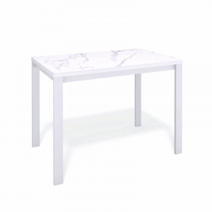 Стол обеденный Kenner LK900 белый/керамика GLORIA WHITE