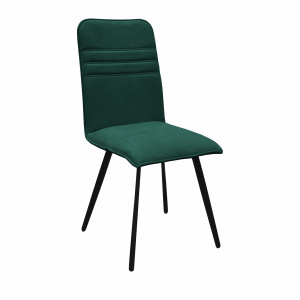 Стул София Лофт черный муар/Катания Изумруд