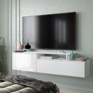 Тумба ТВ Элия белый