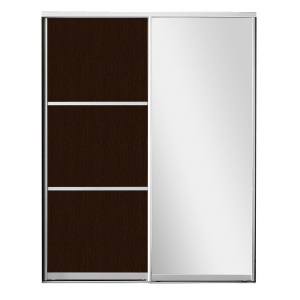 Шкаф-купе 2-х дверный 1755х590 ВАРИАНТ 4 Венге