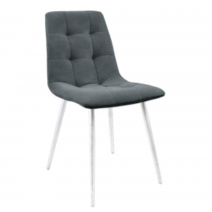 Стул Риполи белый муар/Катания Сильвер