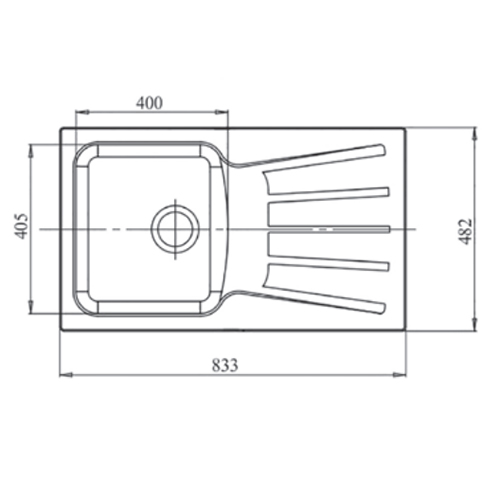 Мойка кухонная Granfest GF - S850L