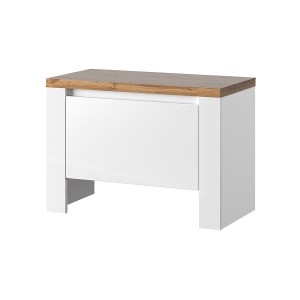 Тумба для обуви TAURUS 1D Белый/Дуб вотан