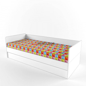 Наматрасник для кровати на резинке Ромбы 2000х900