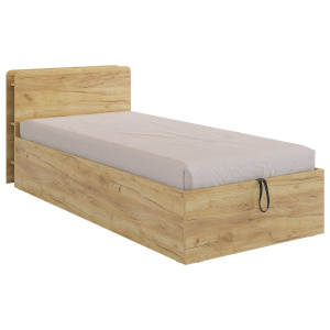 Кровать с подъемным механизмом Юниор 90х200 дуб крафт золотой