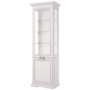 Шкаф-витрина 1V1D SEVILLA Белый