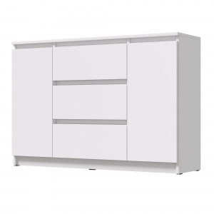 Комод ВЕГА 2Д-3Я Белый гладкий