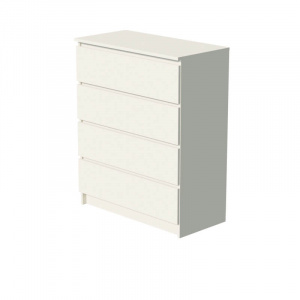 Комод Мори 800 4 ящика Сатин