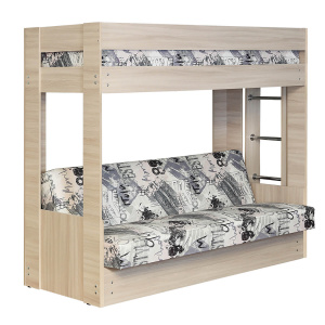 Диван-кровать двухъярусный Новый LENOR 03/Ясень шимо светлый