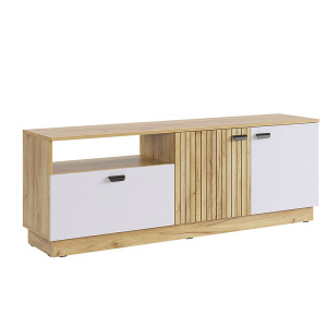 Тумба под ТВ Моди дуб крафт золотой/белое дерево