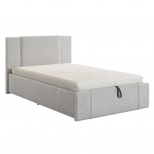 Кровать с подъемным механизмом Хлоя 120х200 галька (велюр)