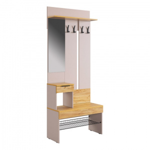 Прихожая Баско кашемир/дуб крафт золотой